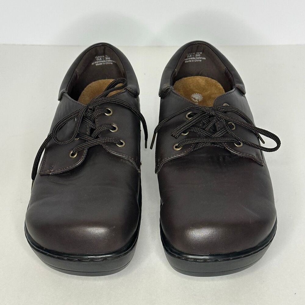Glolily Cleo II Lace-Up Clog Brown | Women Size 10
